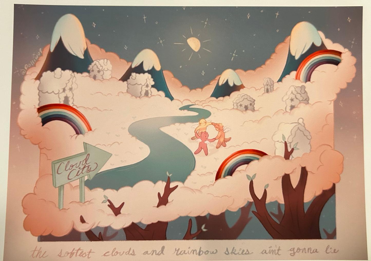 cloud city print (glossy)