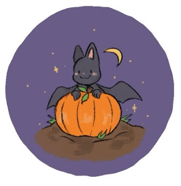 pumpkin bat pin