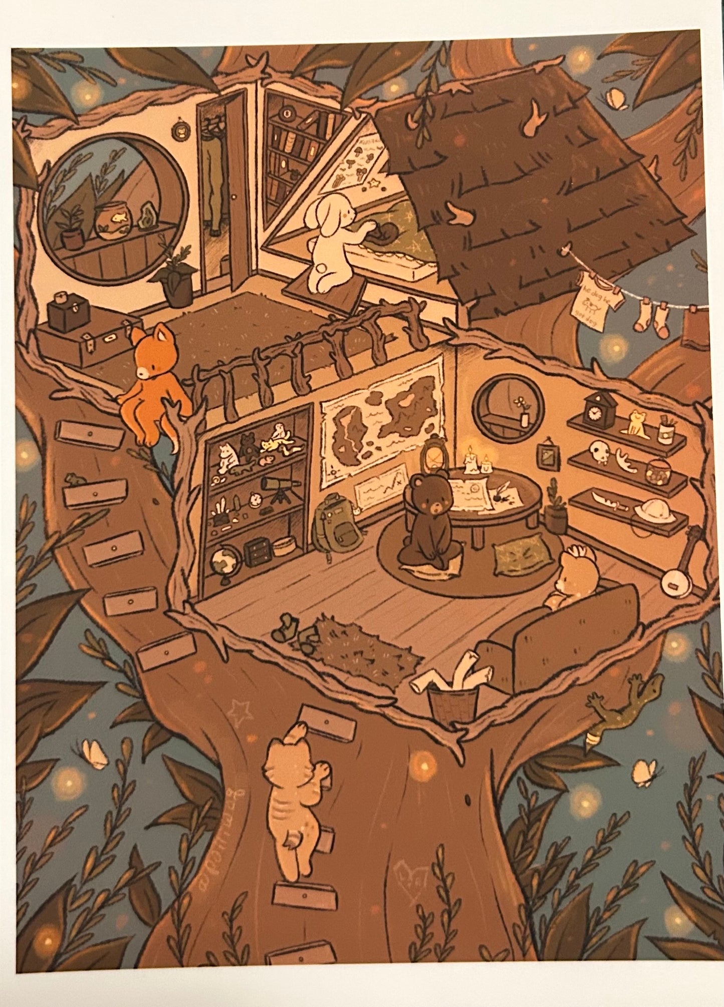 treehouse print (glossy)