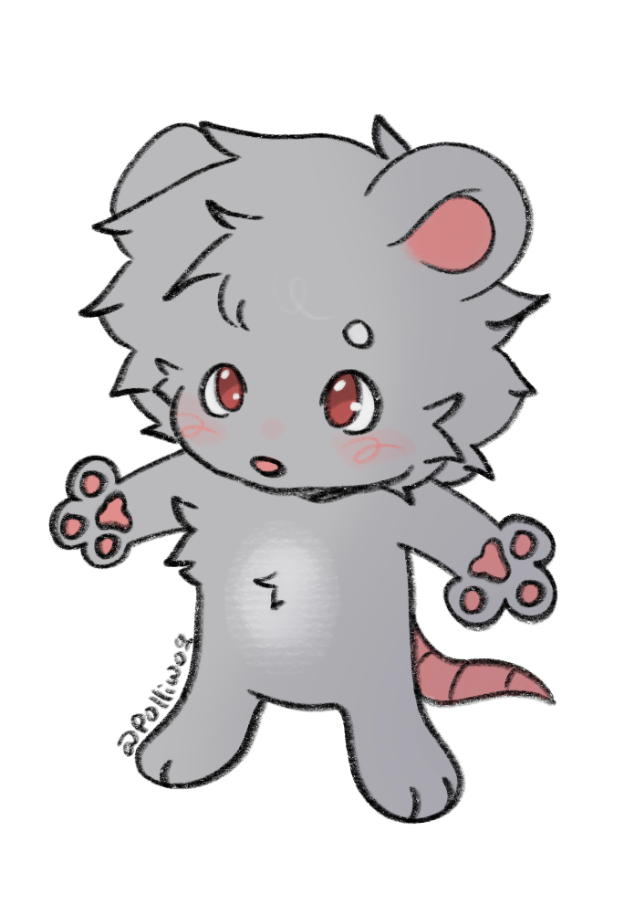 rat/possum sticker