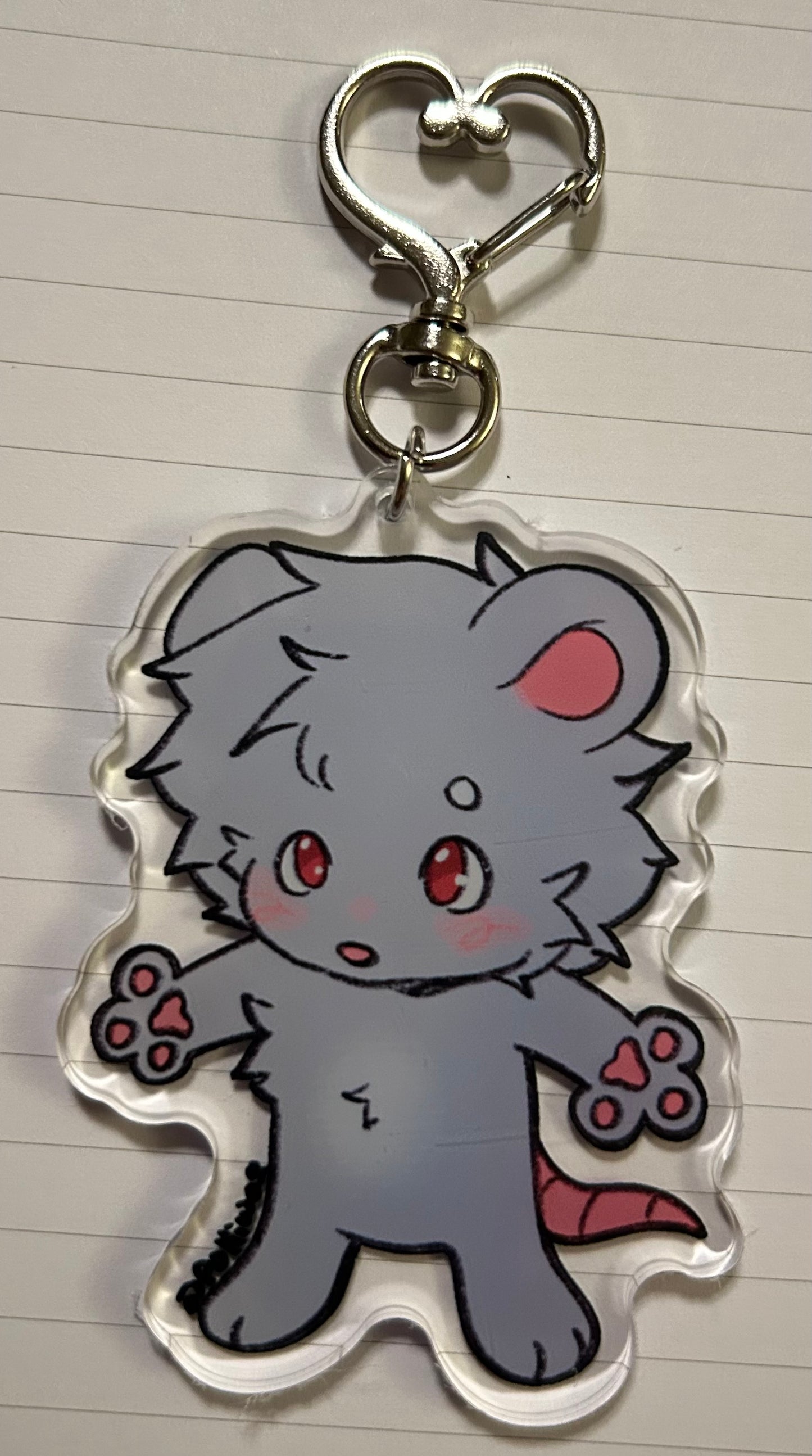 rat/possum keychain